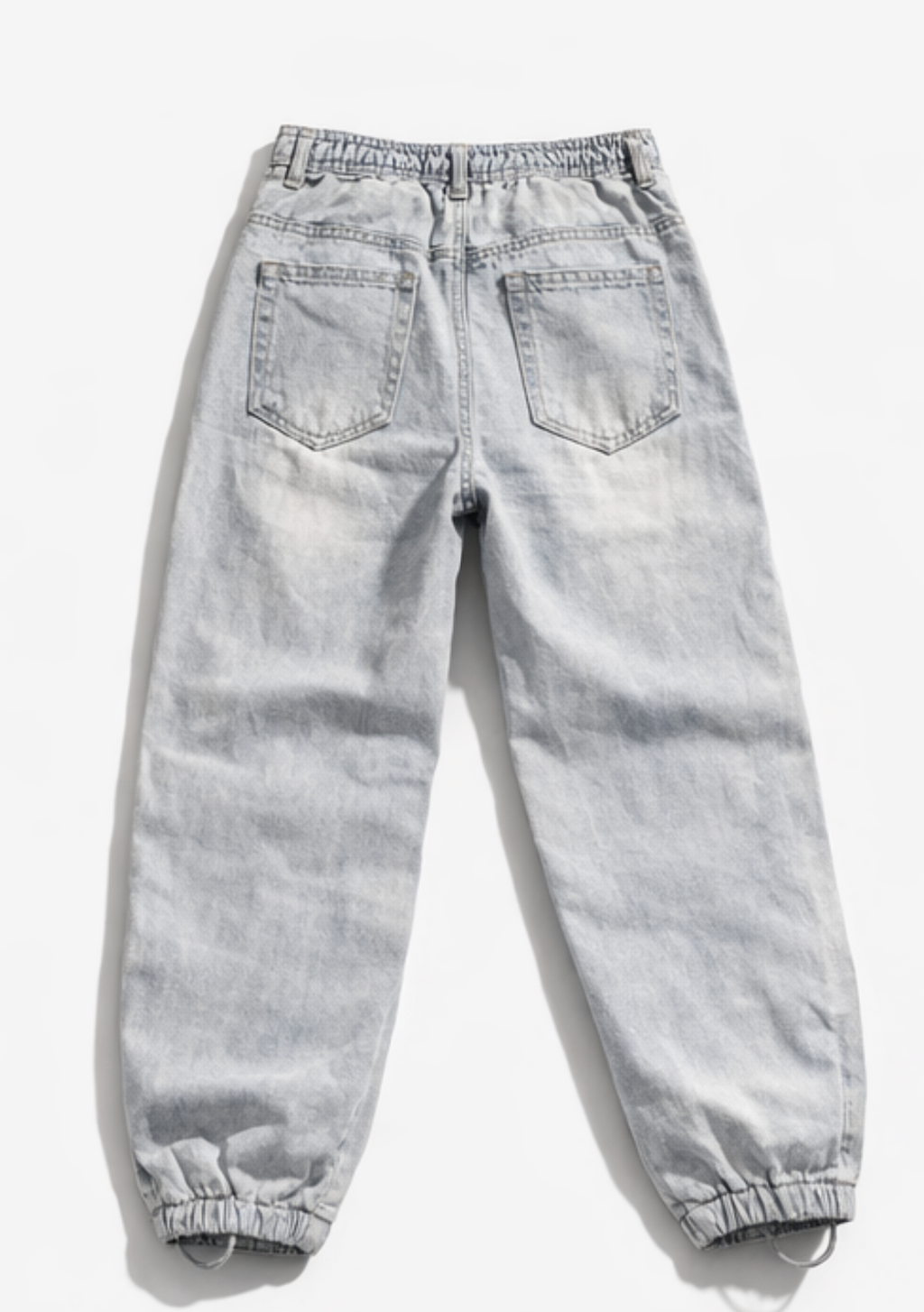 Vintage Ice Blue Lightweight Denim Jogger Jeans