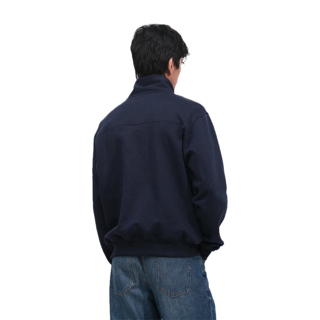 OD Apparel. Blue Unisex Quarter zipper