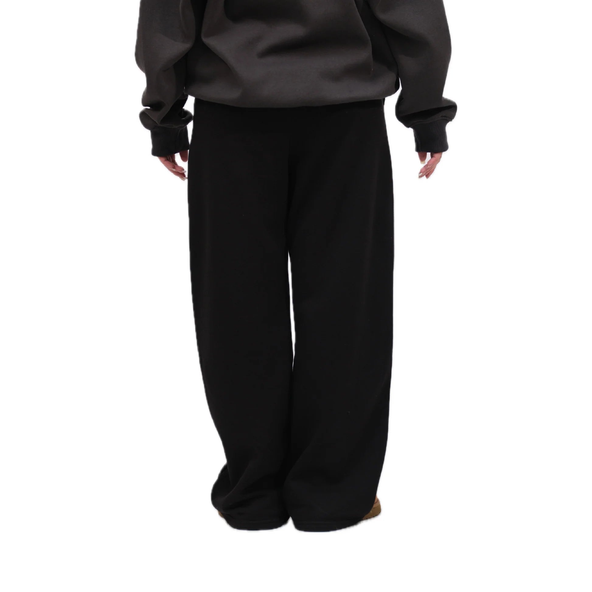 Black Wide Unisex Sweatpants
