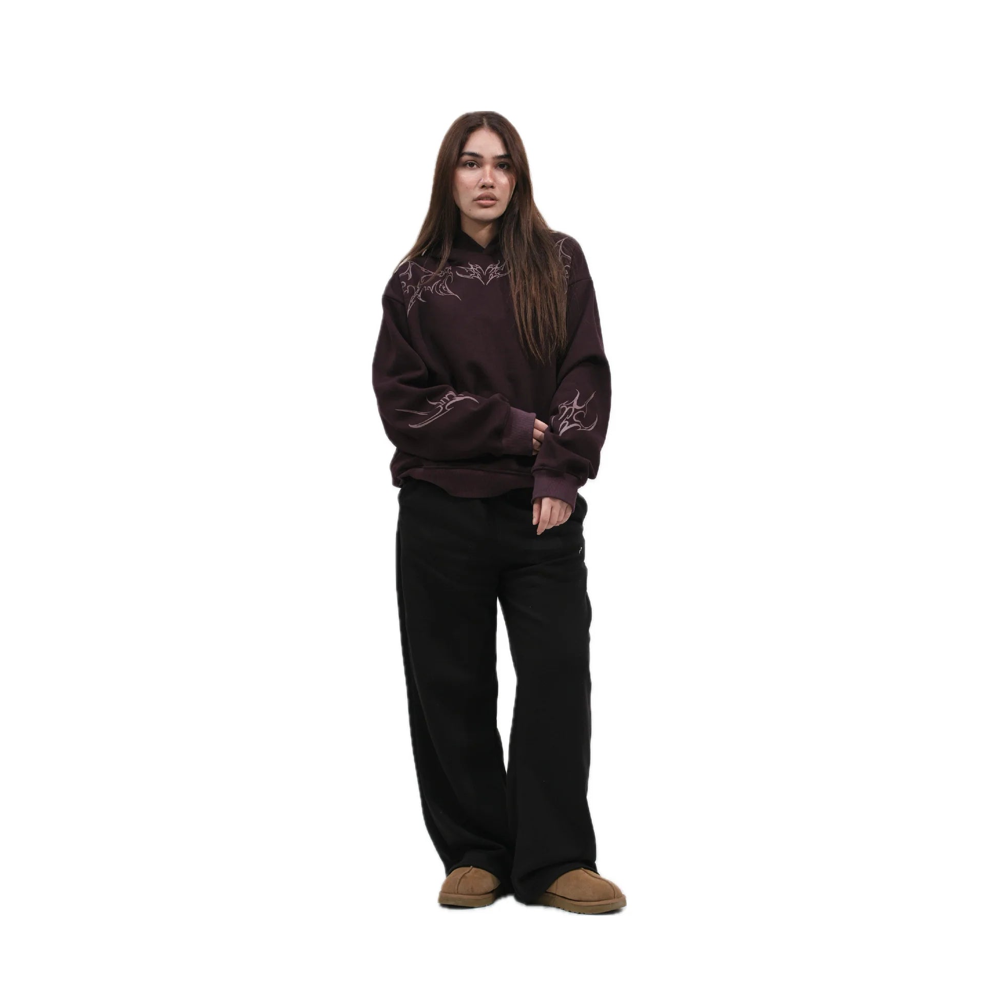 Black Wide Unisex Sweatpants