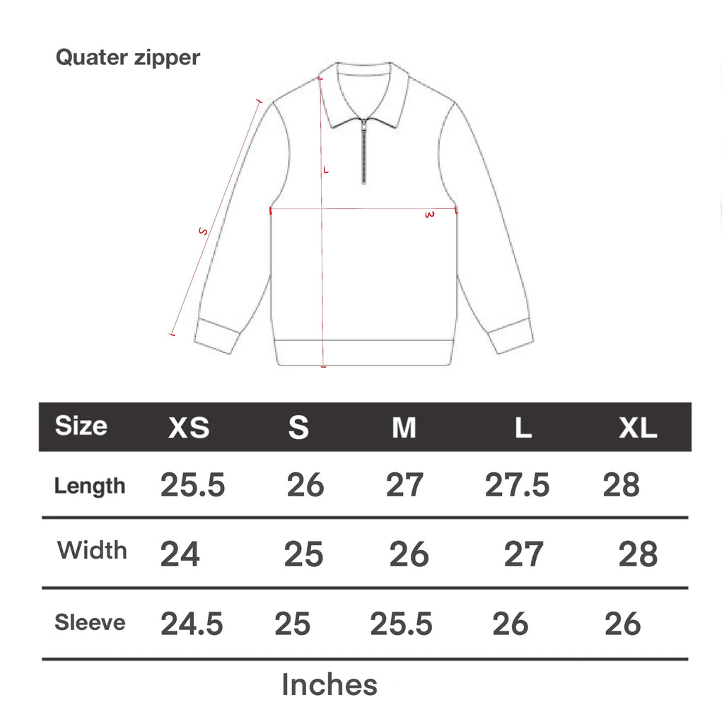 OD Apparel. Blue Unisex Quarter zipper