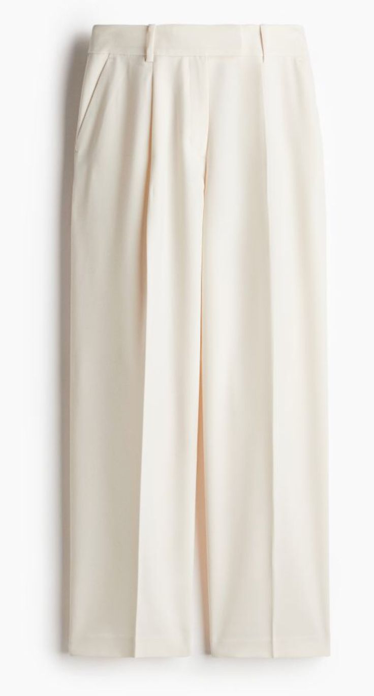 Outfit Day Apparel – Premium Pleated Trousers (Off-White)