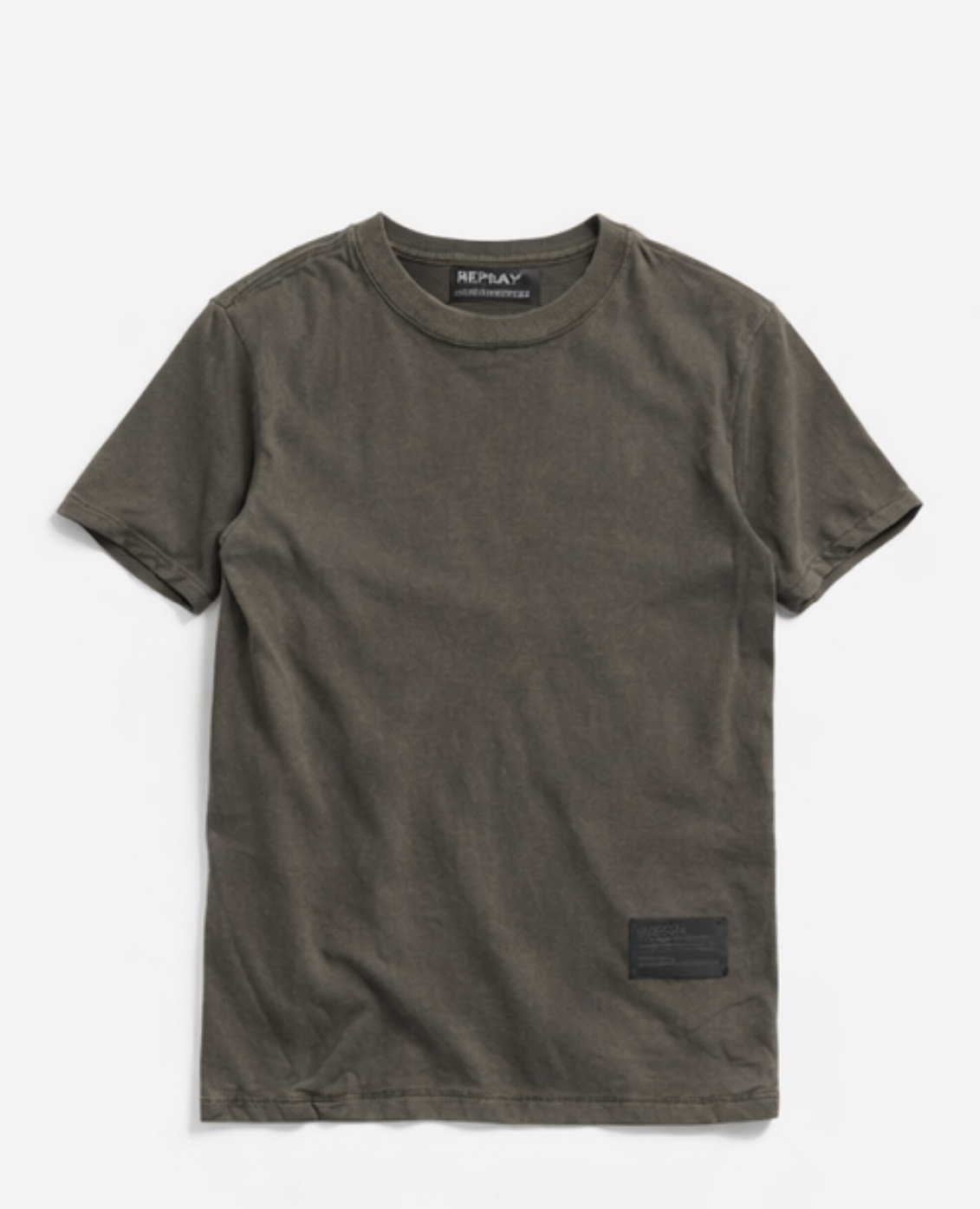Replay Vintage Olive Green T-Shirt (Washed Effect)